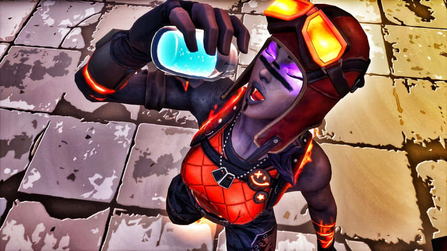 Blaze Fortnite Outfit Slurp Juice Wallpaper