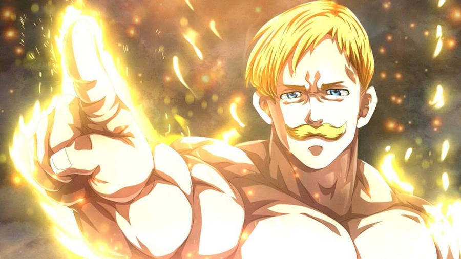 Blazing Escanor Fanart Wallpaper