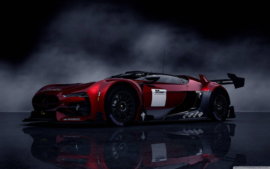 Blazing Red Citroen Gt Wallpaper