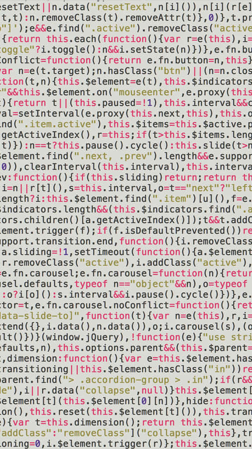 Block Of Code Iphone Wallpaper