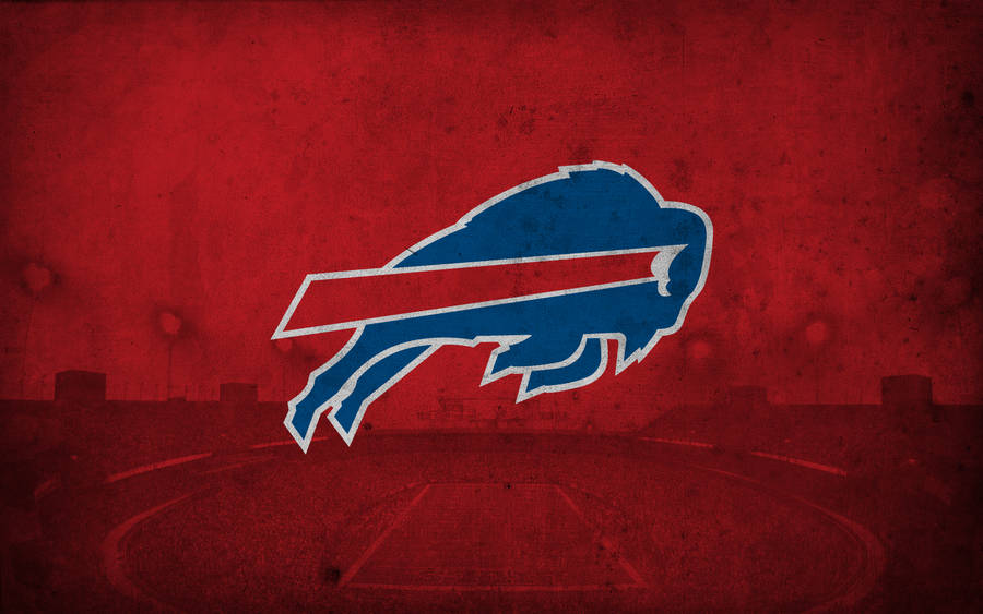Blood-red Logo Buffalo Bills Wallpaper