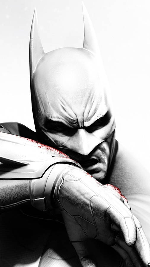 Bloody Batman Arkham City Iphone Wallpaper