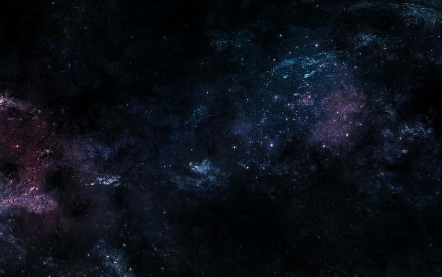 “blue And Purple Animated Space” Wallpaper
