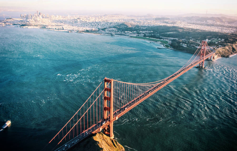 Blue Bay Area San Francisco Photography Wallpaper