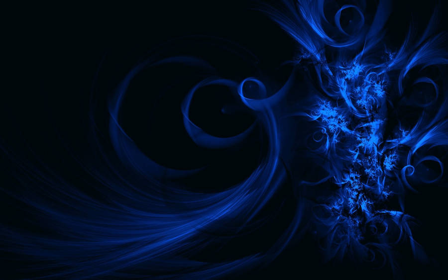 Blue Color Hd Swirls Wallpaper