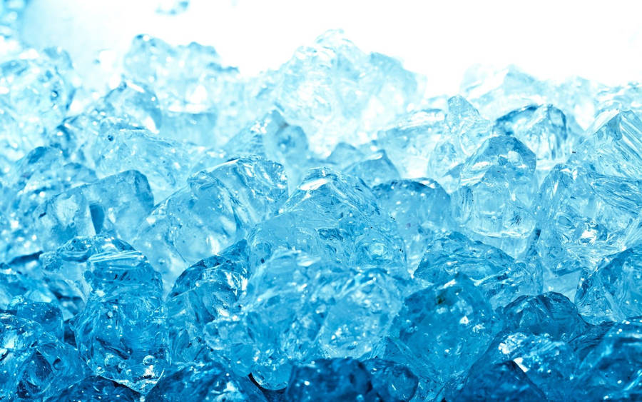 Blue Crushed Ice Wallpaper
