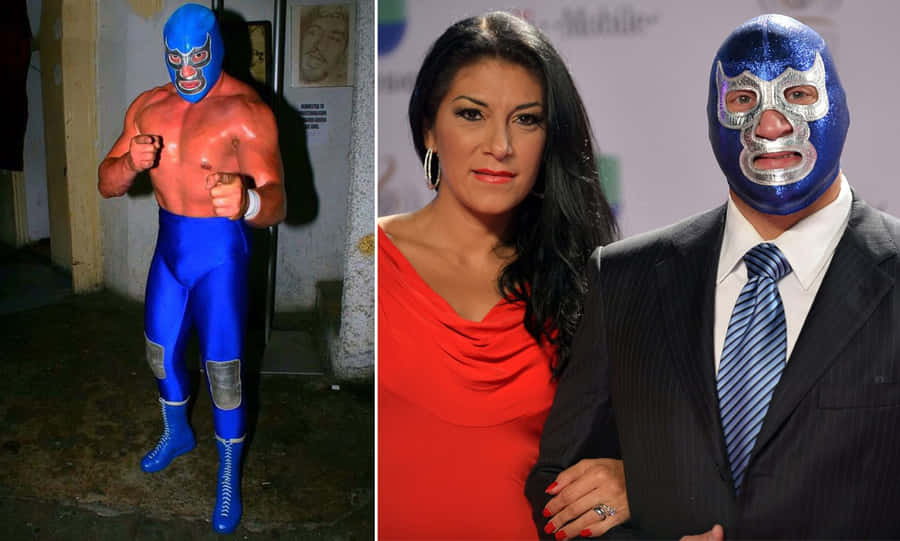 Blue Demon And Monica Carrillo Wallpaper