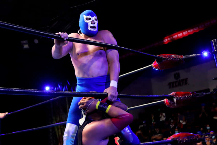 Blue Demon, Iconic Mexican Wrestler And Film Actor Wallpaper