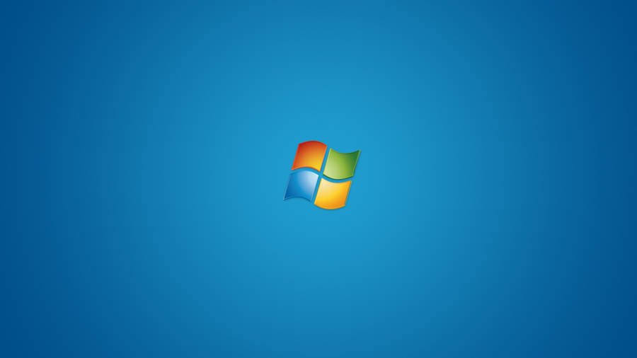 Blue Desktop Microsoft Windows Logo Wallpaper