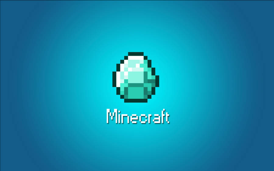 Blue Diamond Cool Minecraft Wallpaper