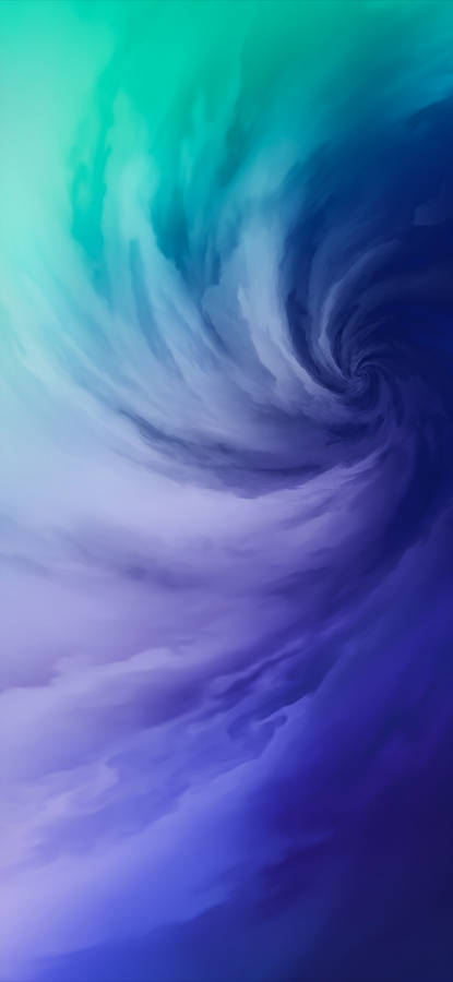 Blue-green Vortex Oneplus 9r Wallpaper