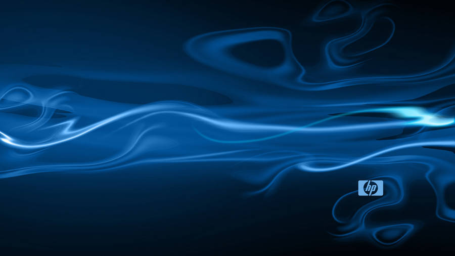 Blue Hp Laptop Logo Wallpaper