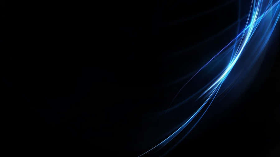 Blue Light On A Black Background Wallpaper