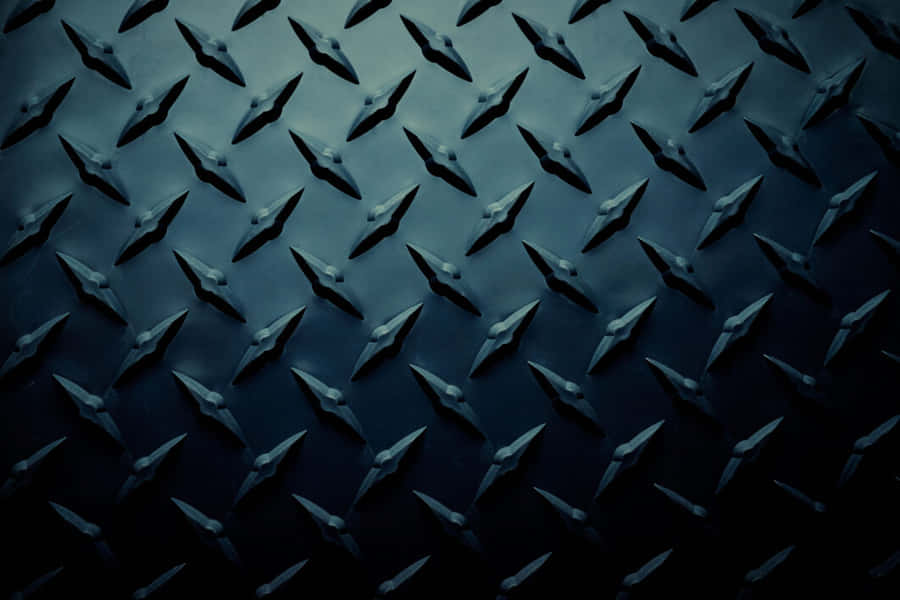 Blue Metal Diamond Plate Wallpaper