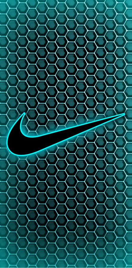 Blue Nike Sports Sneakers Wallpaper