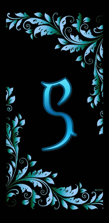 Blue Plants S Alphabet Wallpaper