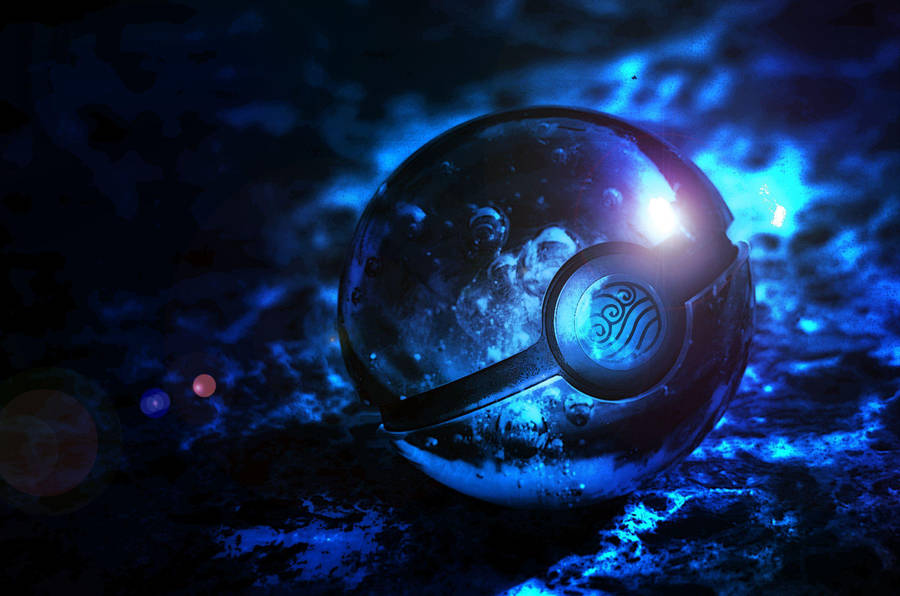 Blue Pokeball Wallpaper