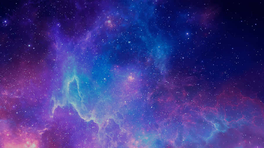 Blue-purple 1920 X 1080 Nebula Wallpaper