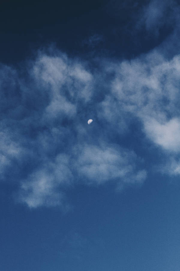 Blue Thin Cloud Iphone Wallpaper