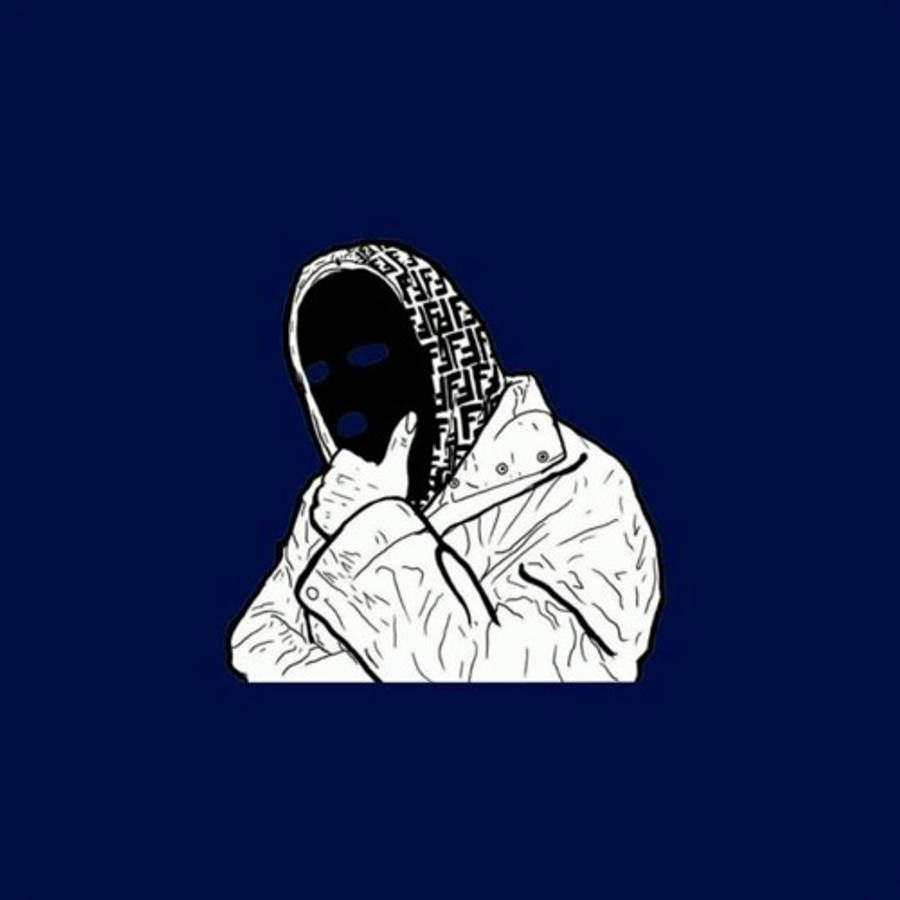 Blue Uk Drill Vector Art Wallpaper