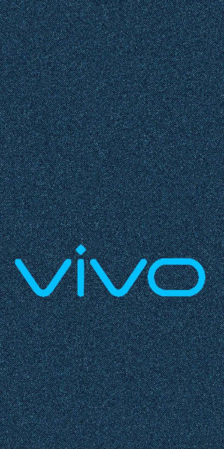 Blue Vivo Logo Denim Wallpaper