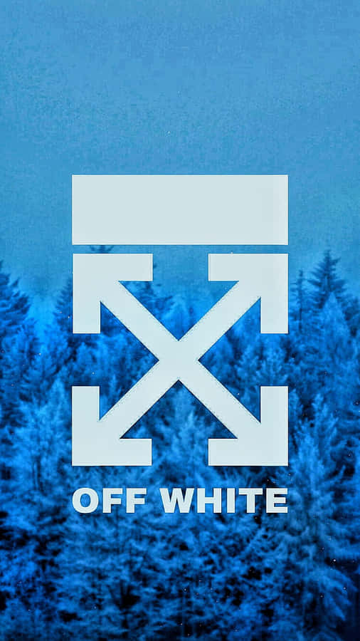 Blue Winter Off White Iphone Wallpaper