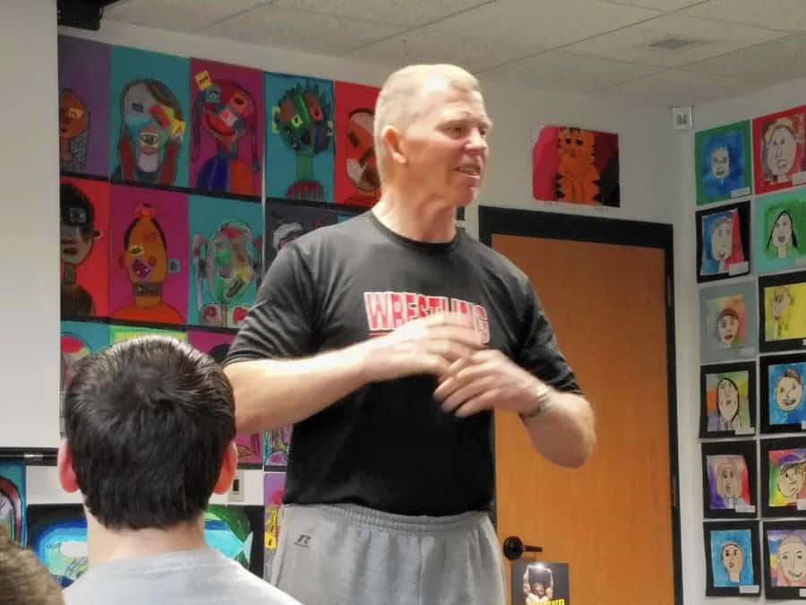 Bob Backlund Delivers Talk At Stafford Public Library Wallpaper