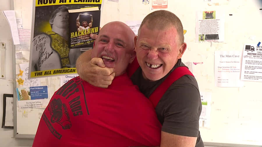 Bob Backlund Goofing With A Fan 2017 Wallpaper