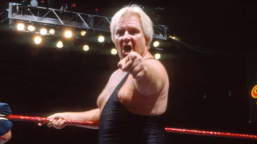 Bobby Heenan Pointingin Ring Wallpaper
