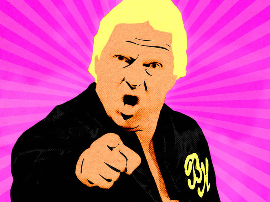 Bobby Heenan Pop Art Portrait Wallpaper