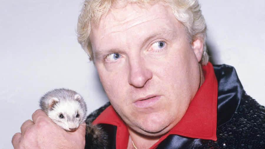 Bobby Heenan With Ferret Wallpaper