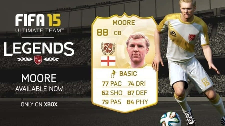 Bobby Moore In Fifa 15 Ultimate Team Legends Wallpaper