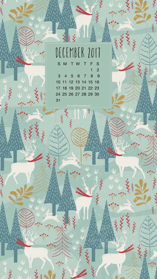 Boho Chic Christmas Décor With Rustic Charm Wallpaper