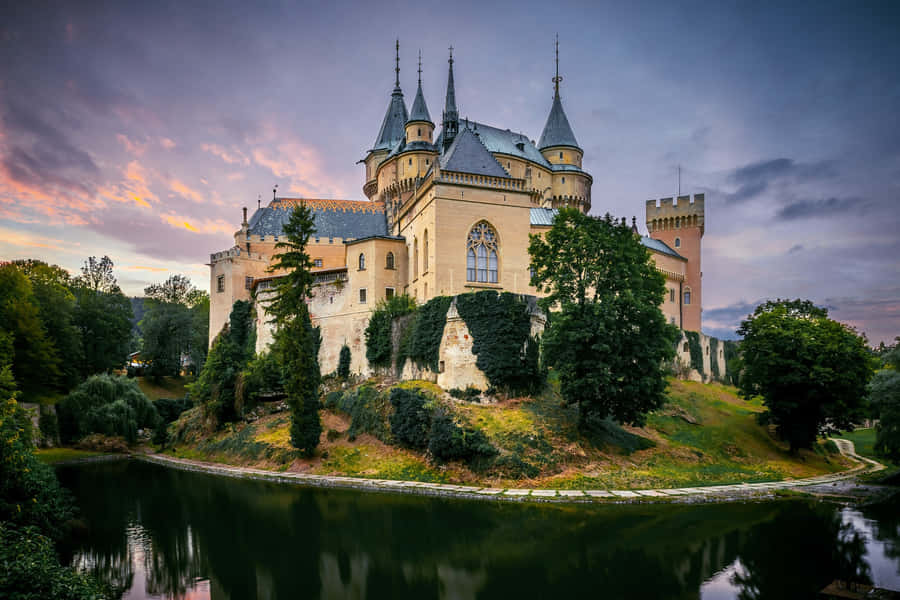 Bojnice Castle In The Afternoon Wallpaper