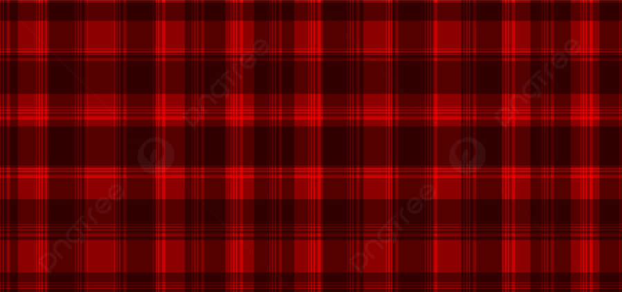 Bold And Eye-catching Black And Red Plaid Wallpaper