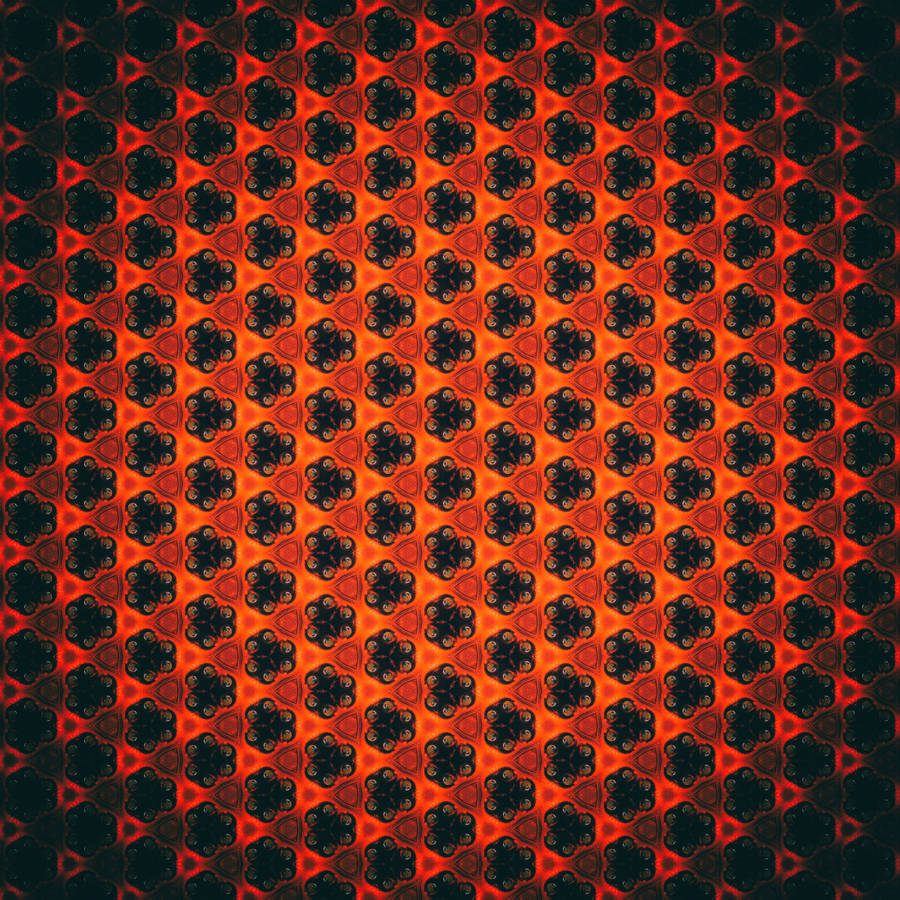 Bold And Impactful Geometric Flower Pattern Wallpaper Wallpaper