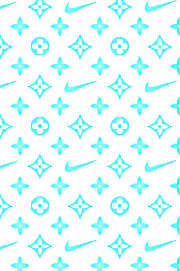 Bold Blue Nike Sneakers Wallpaper