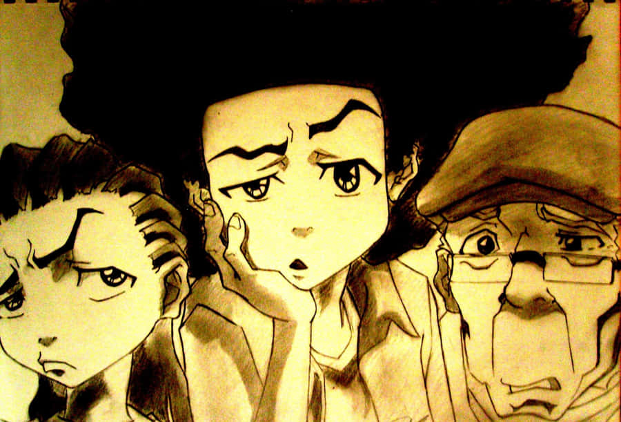 Boondocks Bape Drawing Wallpaper
