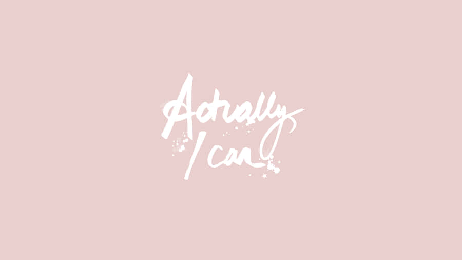 Boost Productivity With A Pastel Pink Aesthetic Computer Wallpaper