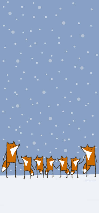 Bored Foxes Wallpaper