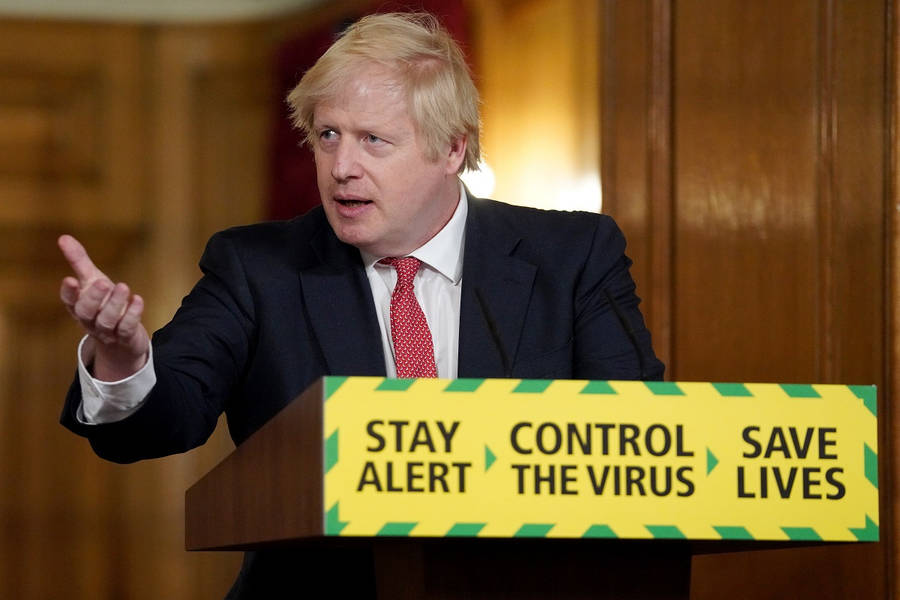 Boris Johnson Giving A Speech Wallpaper