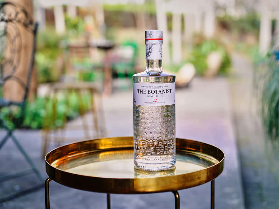 Bottle Of The Botanist Islay Dry Gin Drink Wallpaper
