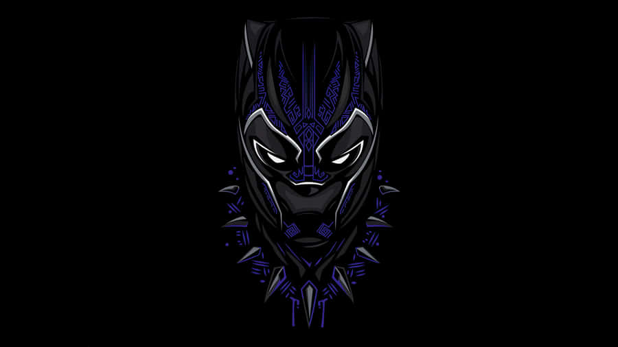 Bowing Head Of Black Panther Landscape Wallpaper