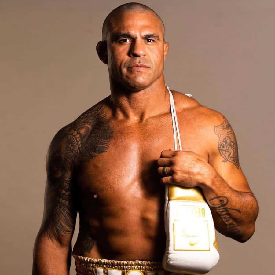 Brazilian Mixed Martial Artist Vitor Belfort Photoshoot Wallpaper