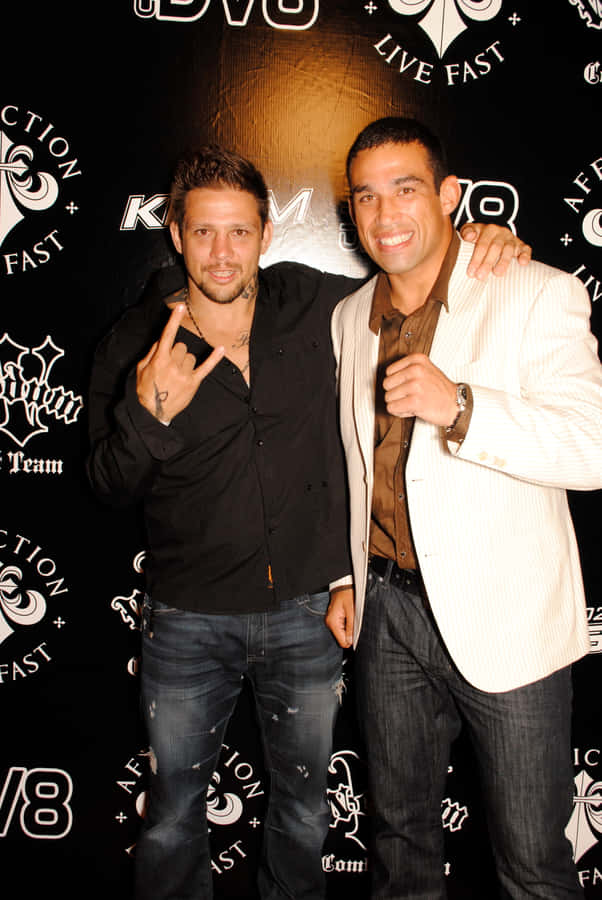 Brazilian Ufc Fighters Renato Sobral And Fabricio Werdum 2010 Photograph Wallpaper