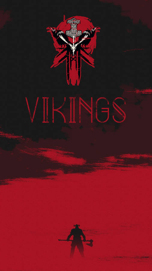 Breathtaking For Honor Viking Faction Logo Emblazoned On Mobile Wallpaper Wallpaper