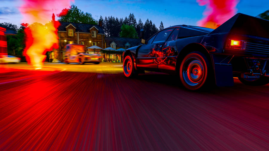 Breathtaking Realism In Forza Horizon 4 Game Aesthetics Wallpaper