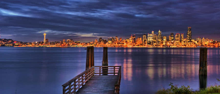 Breathtaking Skyline Of Seattle Hd Wallpaper