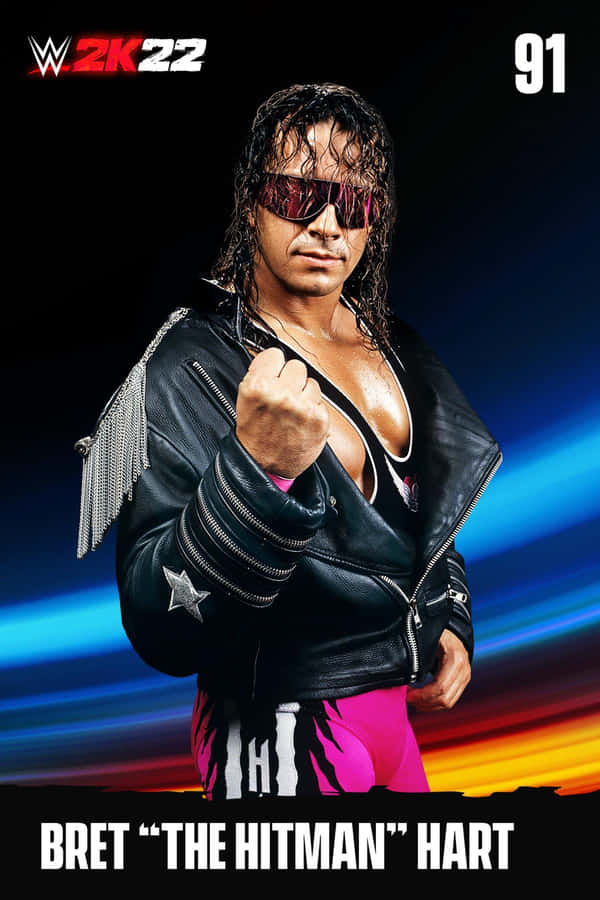 Bret Hart Hitman Poster Wallpaper