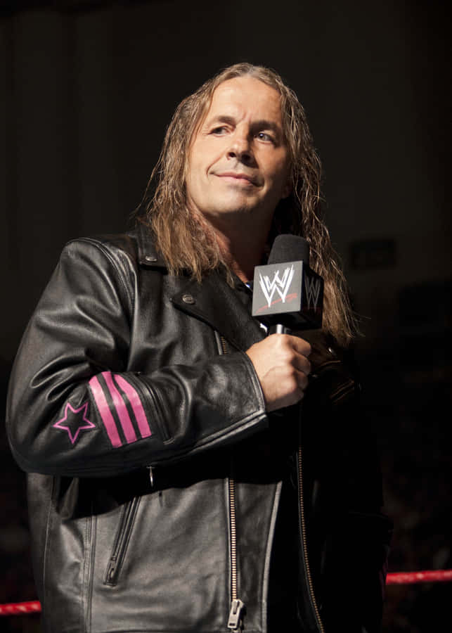 Bret Hart Legendary Hitman Wrestler Wallpaper